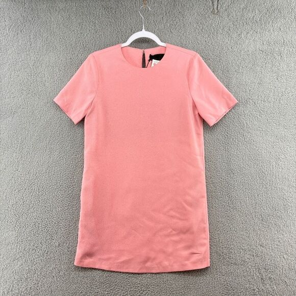 Revolve Pink Short Sleeve Mini Dress Size XS New Light Pink - Picture 1 of 10